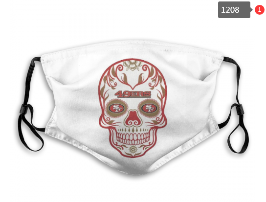 NFL San Francisco 49ers #9 Dust mask with filter->nfl dust mask->Sports Accessory